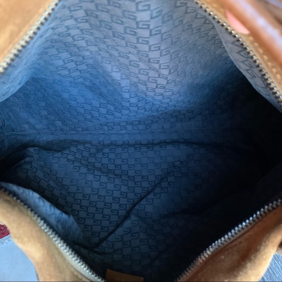 Gucci Brown Suede Structured Hobo Bag - Picture 13 of 14